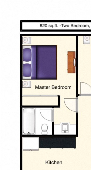 Two Bedroom - 2 Bathroom